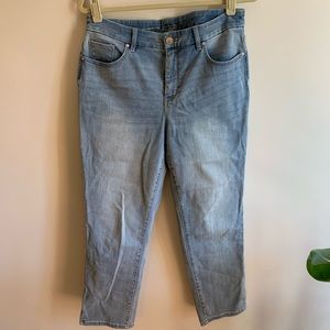 Chico’s cropped skinny jeans